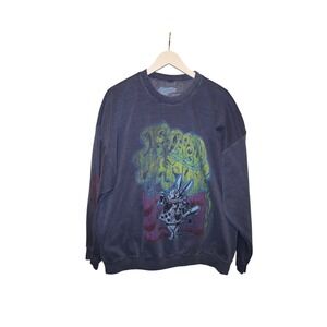 Jefferson Starship Graphic Sweatshirt Size S/M Alice in Wonderland‎ Themed